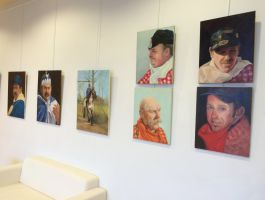 Een collectie van portretten over het ganzenrijden